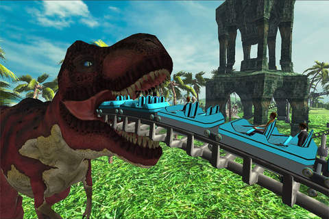 Jurassic Jungle Roller Coaster Free screenshot 3