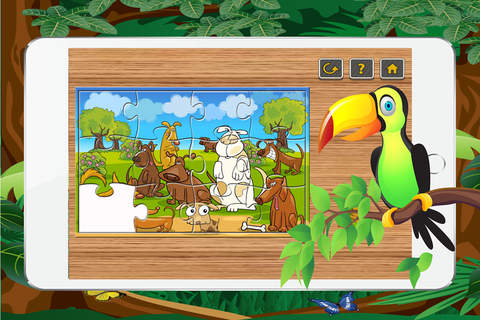 Animals Jigsaw Puzzle Free For Kids - Learning and Practice Best Brain Preschool Fun Games screenshot 3