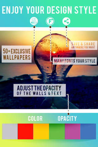 Fonts Maker Hipster : Text & Photo Editor Wallpapers Fashion Free screenshot 2
