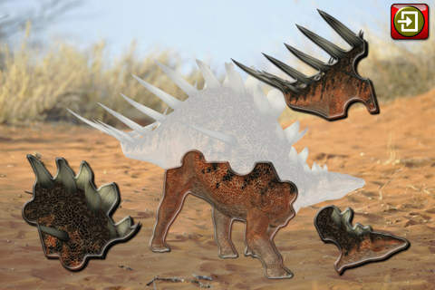 Kids Dinosaur Rex Jigsaw Puzzles - educational shape and matching children`s game screenshot 2