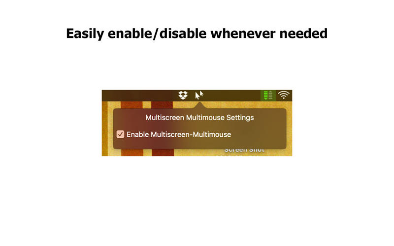 Multiscreen Multimouse - Enable multiple mouse cursors on multiple screens (extended displays) 앱스토어 스크린샷