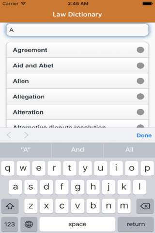 Law Dictionary Guide Pro screenshot 4
