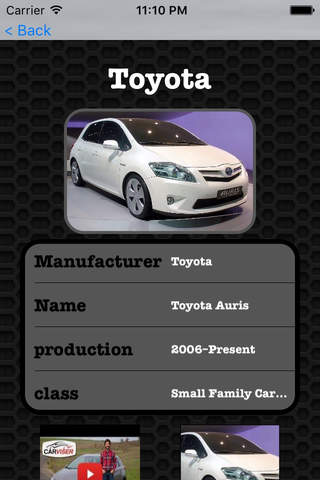 Best Cars - Toyota Auris Photos and Videos | Watch and learn with viual galleries screenshot 2