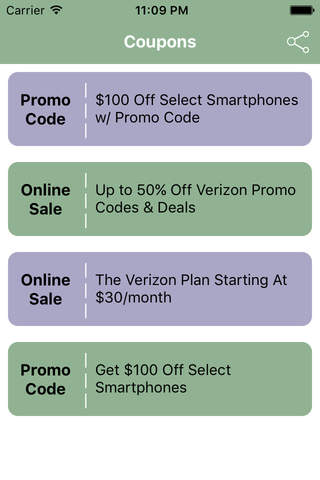 Coupons for Verizon Wireless App screenshot 2