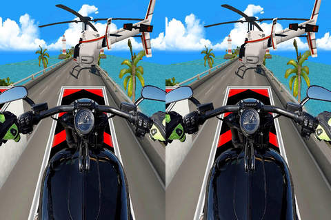 VR Highway Bike Racer: Traffic Rider Free screenshot 2