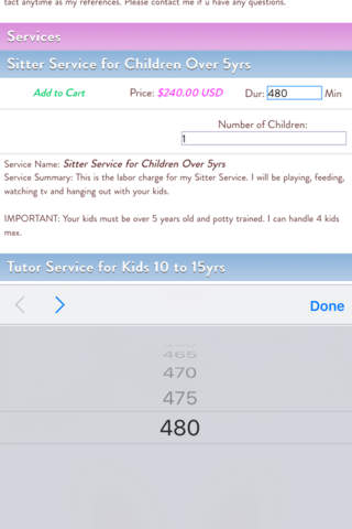 ST6 Her Creds: Safely & Easily Offer Your Nanny, Babysitting, Teaching And Tutoring Services. screenshot 4