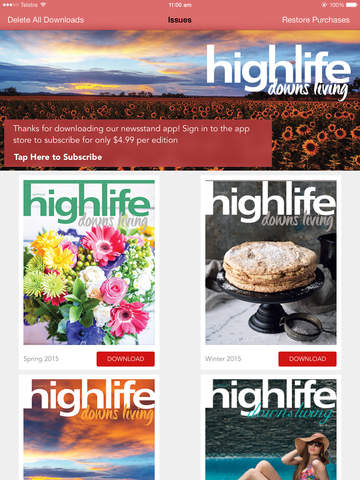 Highlife Downs Living Magazine screenshot 2