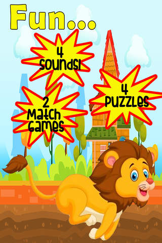 Lion Sounds & Puzzles for Little Toddlers screenshot 3