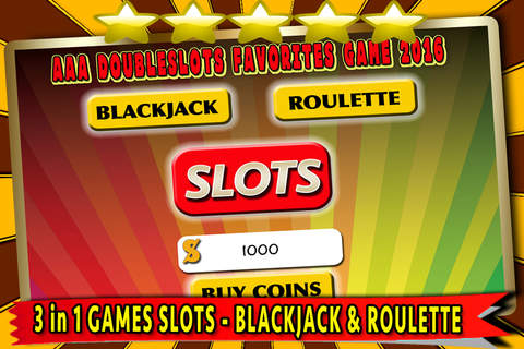 AAA DoubleSlots Favorites Game 2016 - FREE Casino Slots screenshot 2