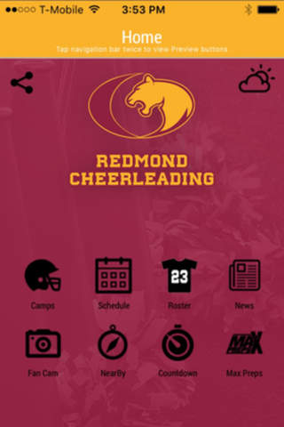 Redmond Cheerleading screenshot 2