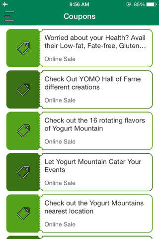 Coupons for Yogurt Mountain screenshot 2