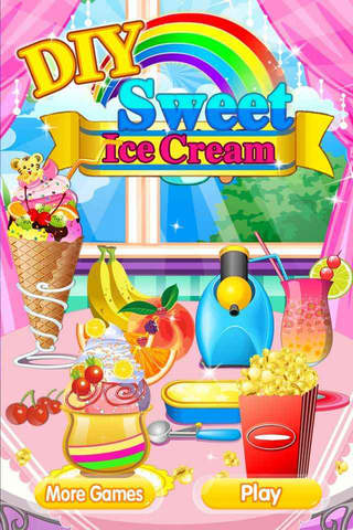 Sweet Ice Cream - Princess Designes Dessert, fruit, Food,Kids Recipe Funny Games screenshot 4