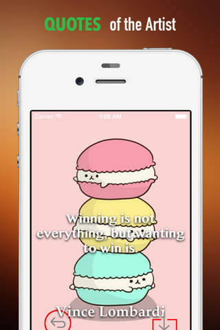 Kawaii Wallpapers HD: Quotes Backgrounds with Art Pictures screenshot 4