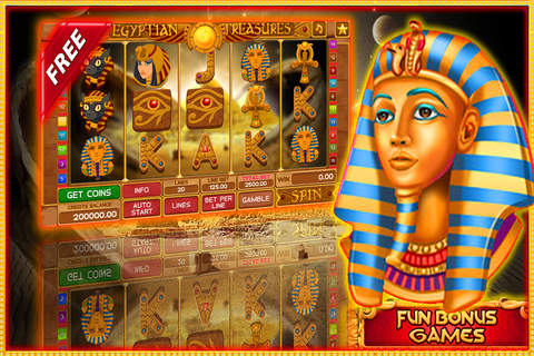 Slots Jackpot Pharaoh King-Lucky 777 Slot-Machines Free! screenshot 3