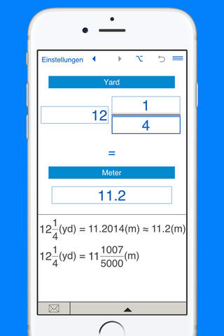 Yards to meters and meters to yards converter screenshot 2