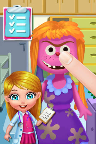 Cute Monster's Nose Doctor - Animals Surgeon Salon/Pets Online Operation Games For Kids screenshot 3