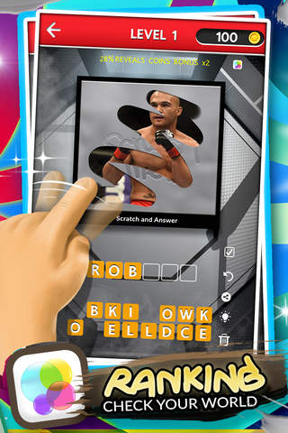 Scratch The Pic Trivia UFC Photo Games Free - "Ultimate Fighting Championship edition" screenshot 2