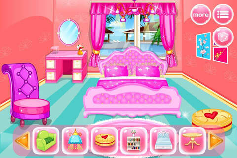 Dream Princess Room - House Design & Decoration Game for Girls and Kids screenshot 2