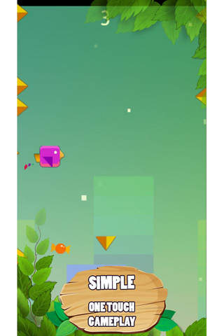 Cube Bird Impossible Spike Challenge screenshot 3