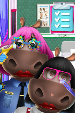 Hippo Baby's Eyes Doctor - Crazy Resort/Sugary Pets Care screenshot 3