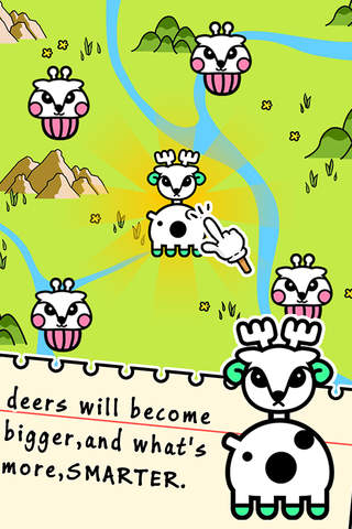 Reindeer Evolution - Tap Coins of the Crazy Mutant Simulator Idle Game screenshot 2