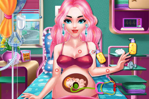 Pink Queen's Dream Castle - Beauty Pregnancy Check/Lovely Infant Care screenshot 2