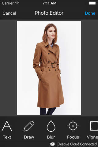 Women Trench Coat Photo Suit screenshot 4