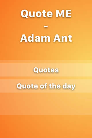 Daily Quotes - Adam Ant Version screenshot 2