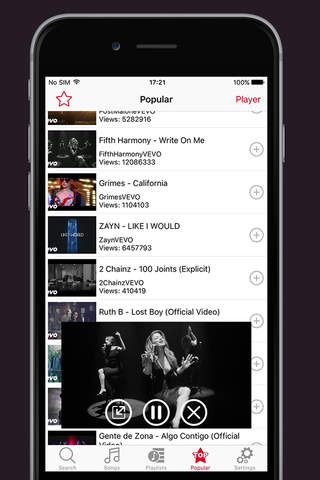 Free Video Tube for Youtube and Playlist Manager screenshot 2