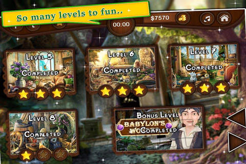 The Babylon's Wonder - Hidden Objects game for kids, girls and adutls screenshot 2