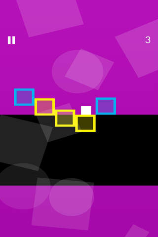 Gravity Switch Square Game - Risky cube line road screenshot 2