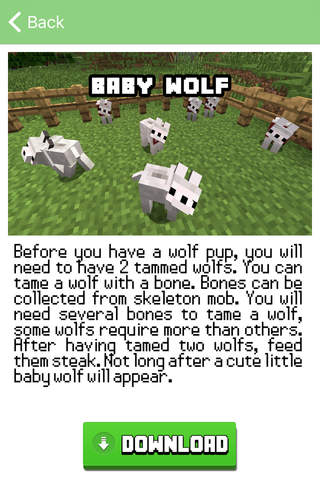 BABY ANIMALS MOD for Minecraft Game PC Edition - Pocket Guide screenshot 3