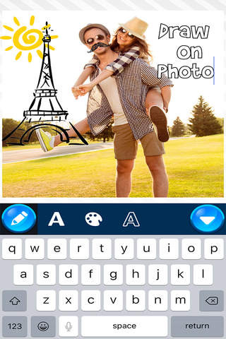 Draw on Photo Studio Editor – Write on Pictures and Add Captions, Love Quotes and Doodles screenshot 3