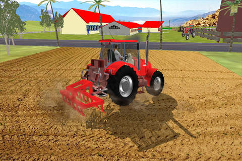 VR Simulate Modern Farming Tractor Free - village harvesting simulation 2k16 screenshot 4