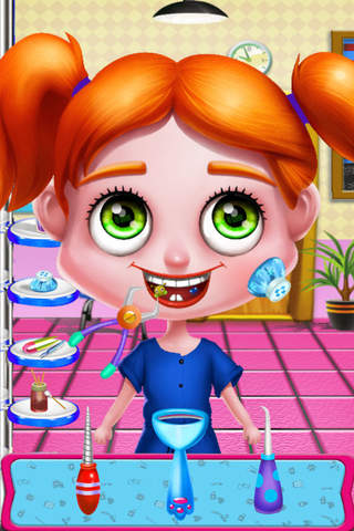 Cute Girl's Fashion Dentist - Beauty Surgeon Salon/Celebrity Teeth Operation Online Games screenshot 2