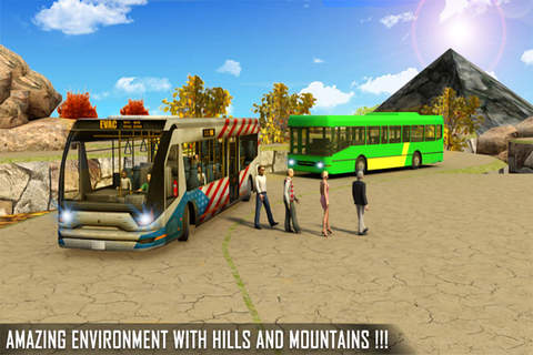 Off-Road Mountain Bus Driver Simulator 2016 screenshot 4