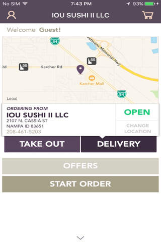 IOU Sushi II LLC screenshot 2