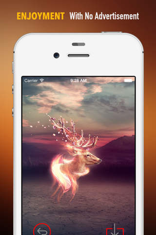 Deer Wallpapers HD: Quotes Backgrounds with Art Pictures screenshot 2