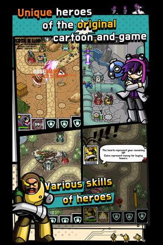 Hero Comics Small Defense - Free screenshot 2
