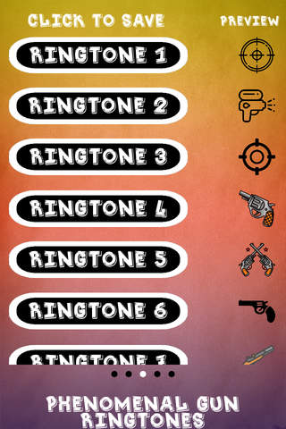 Phenomenal Gun Ringtones screenshot 3