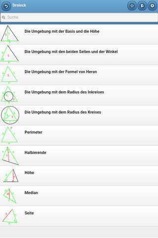 Geometric figures – calculator screenshot 2