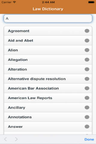 Law Dictionary Guide Pro screenshot 2