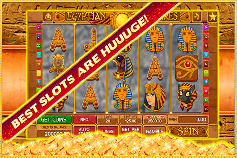 Awesome Casino Slots: Spin Slots Of Pharaoh Machines HD! screenshot 4