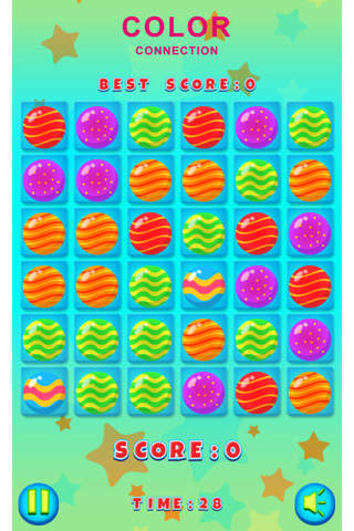 Color Connection - make 3 same color ball in one line,then you could crush them screenshot 3