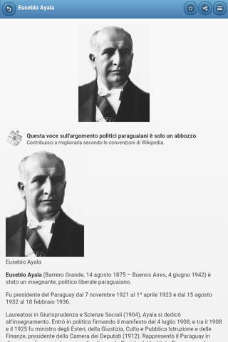 Presidents of Paraguay screenshot 2