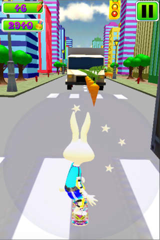 Bunny Skateboard Runner screenshot 3