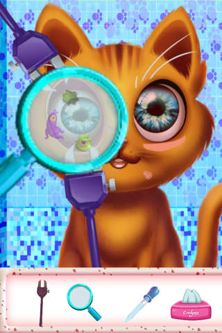 Sugary Cat's Eyes Doctor - Crazy Resort/Cute Pets Surgery screenshot 2
