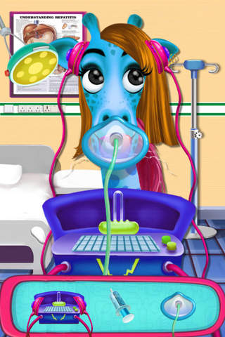 Giraffe Princess's Brain Cure - Pets Home&Sugary Doctor screenshot 2