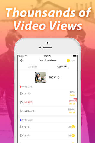 Get Free Likes, Followers and 10000 More Video Views - for Instagram screenshot 3