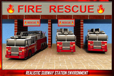 Fire Truck Emergency Rescue Ambulance Services 3D screenshot 3